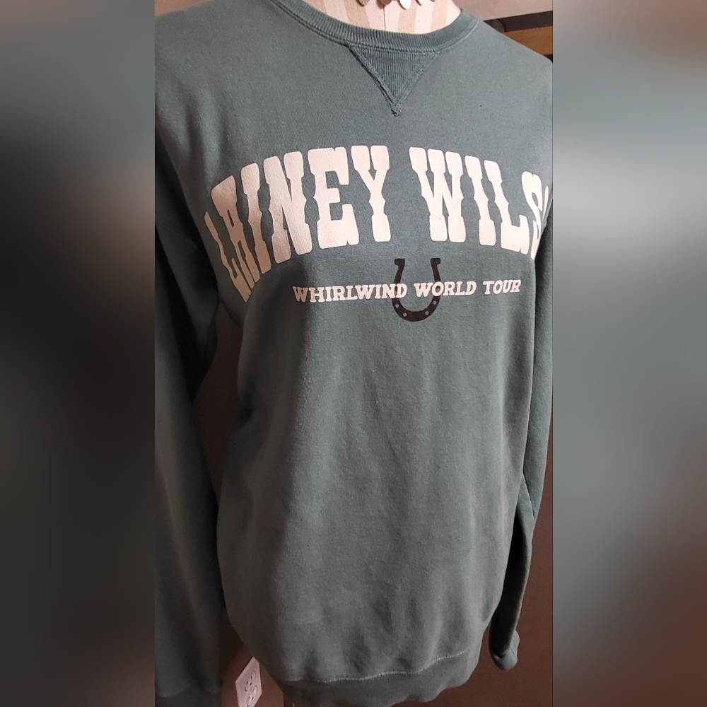 Lainey Wilson 2sided Small UNWORN Teal Crewneck Sweatshirt Western